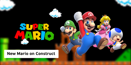New Mario on Construct (6+) - Школа программирования для детей, компьютерные курсы для школьников, начинающих и подростков - KIBERone г. Stockholm